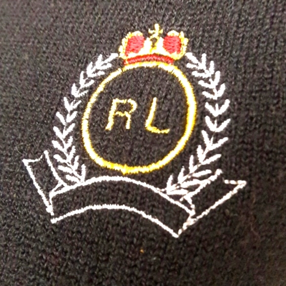 Monogrammed RL Crest Sweater by Carolyn Taylor - Picture 3 of 4